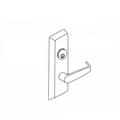 Corbin Russwin N955 heavy duty classroom exit device lever trim, less